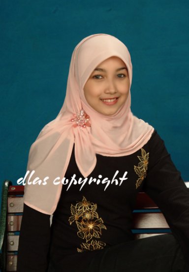 Tudung Permata - Type 7 (2) Peach