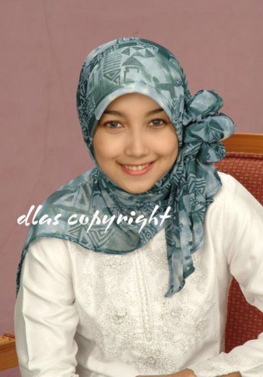 Tudung Permata - type 7 (7) Corak Grey