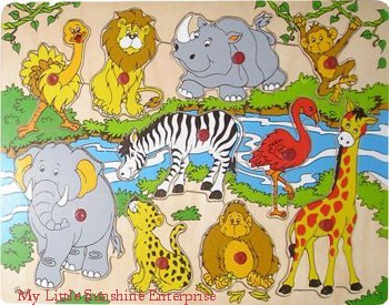 Wooden Puzzle : Animal Kingdom