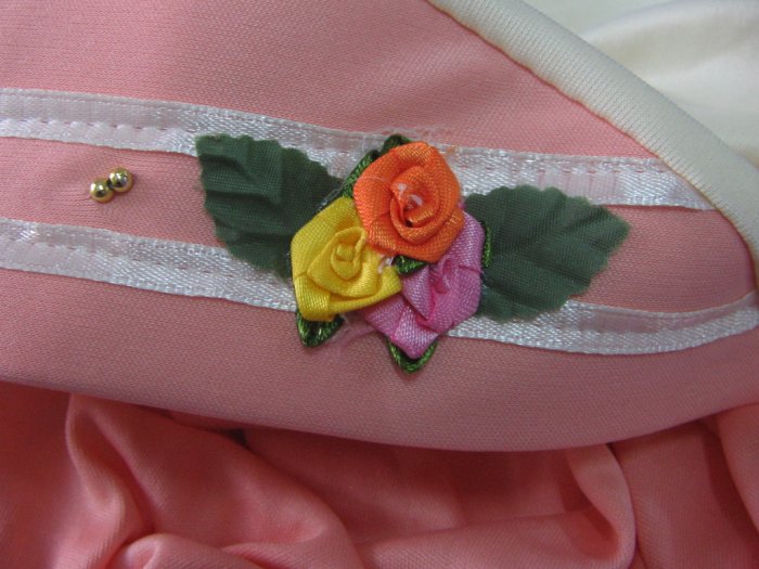 Tudung Kanak-kanak : Soft Orange and cream