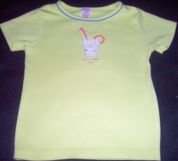 Girls 5 GYMBOREE Rainbow Sherbert Green Top Shirt