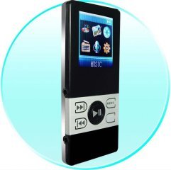 4GB Pocket MP4 Video Player - 1.5 Inch Screen - Dual Earphone