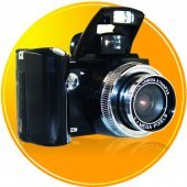 Multifunction Pop-Up Flash Zoom Digital Camera Wide-Angle Lens