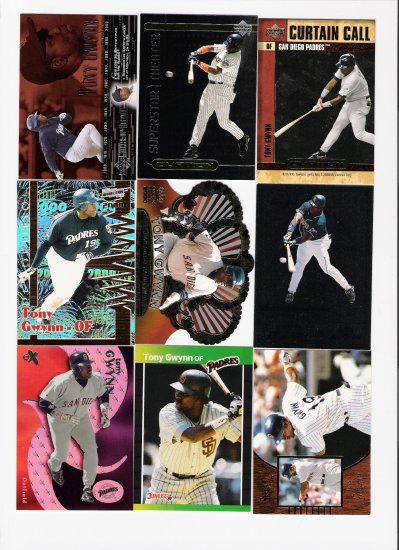 Fantastic collection of Tony Gwynn Baseball Cards