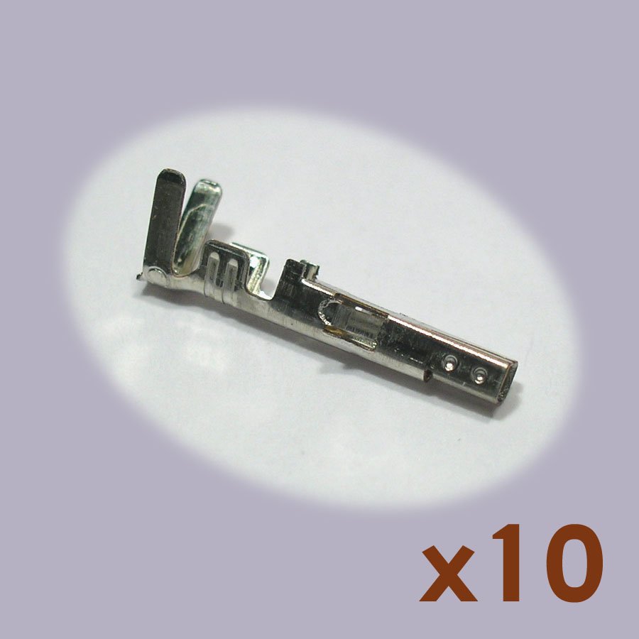 Civlux CP-01100104 Crimp Type Receptacle Connectors (10 pcs, NoS)