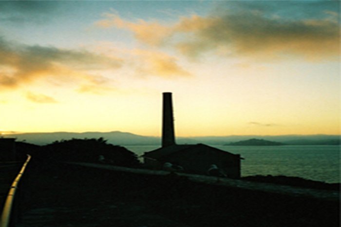 Sunset view from Alcatraz