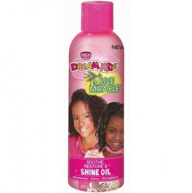 African Pride Dream Kids Olive Miracle Soothe, Restore & Shine Oil 177ml