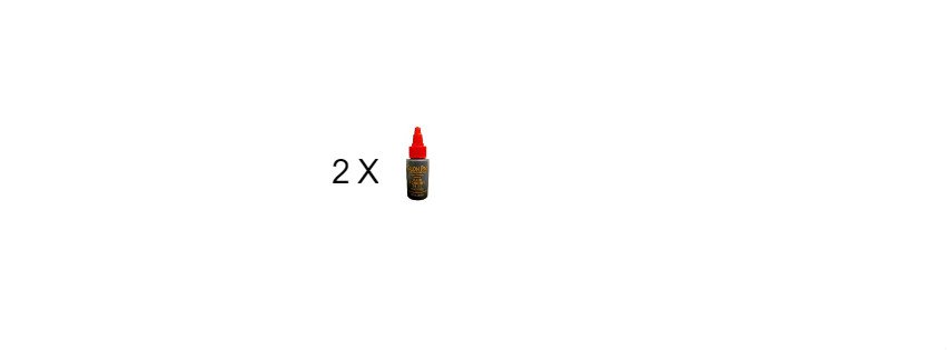 Salon Pro Hair Extension Black Glue 1 oz