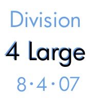 Division 4 Large: 8-4-07