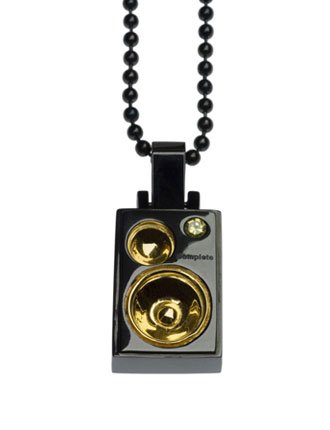 Complete Technique Studded Black and Gold Left Speaker