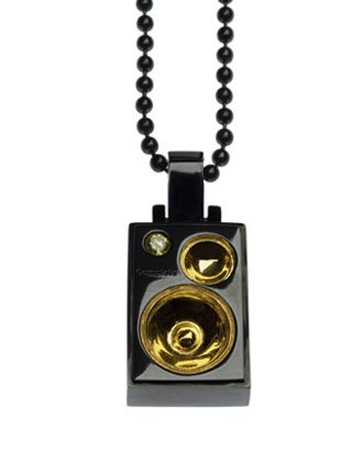 Complete Technique Studded Black and Gold Right Speaker