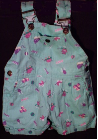 Girls' 24 mos. Hush Puppies Short Overalls