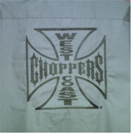 Brand New Men's Authentic Jesse James West Coast Choppers Work Wear Short Sleeved Shirt XL
