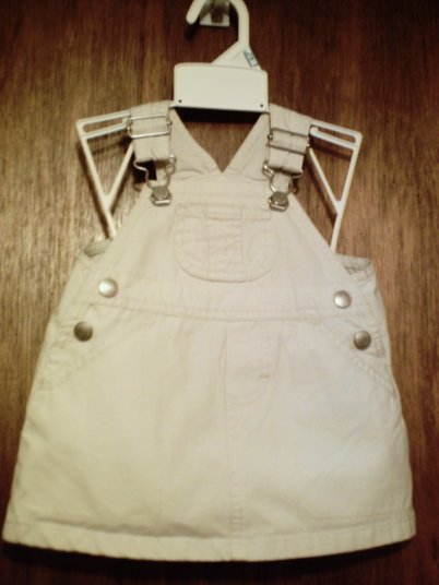 NWOT Old Navy Baby Khaki Cargo jumper dress 3-6 months