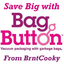 BagButton Vacuum Storage Bag Maker Space Saver Button Save $