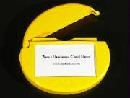 Business Card Caddy for your Car Window. Yellow