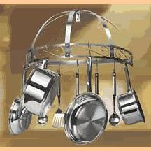 Leyse Stainless Steel Wall Mount Pot & Pan Rack NIB