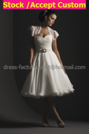 Layered Dress White Chiffon Short Evening Dress Bridesmaid Dress Strapless Wedding Dress & Jacket