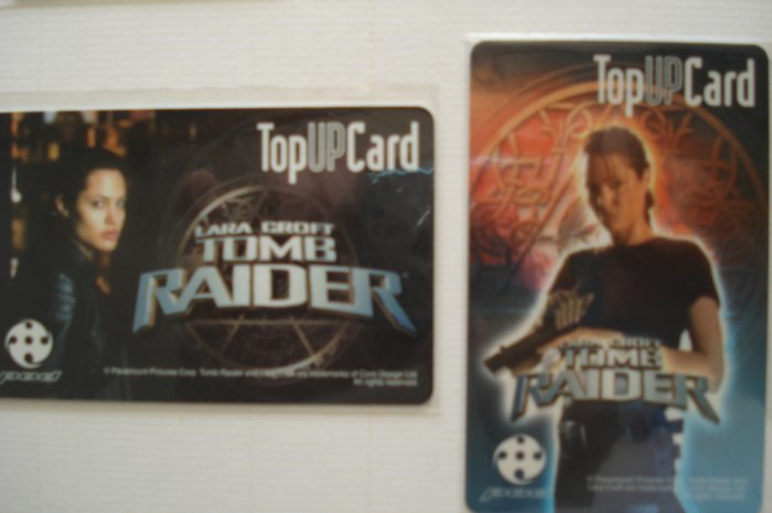 Tom Raider Movie Phonecard