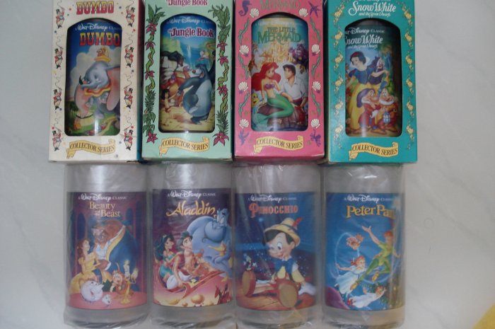 Brand New Burger King Disney cup Complete set of 8