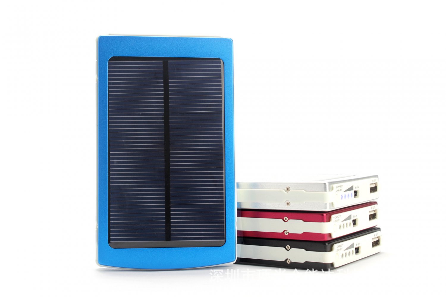 10000mah Dual USB Port. External Backup Solar Power Bank Pack Charger For Mobile Device