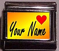 Personalized Name Charm, Any Name You Want 9mm charm