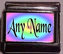 Hot New Design, Any Name Charm, Custom 9mm Italian Photo Charm