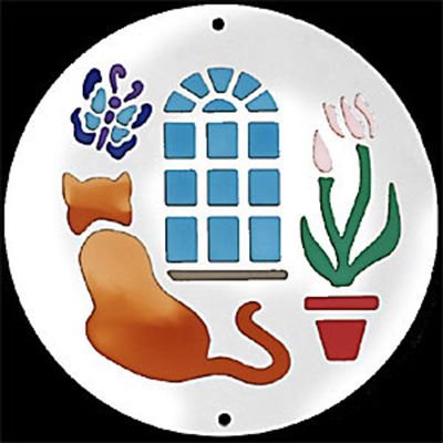 KNC Cat Silhouette Chimes