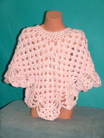 KNC Coming Home Kids' Poncho Pink Carnation Size 4