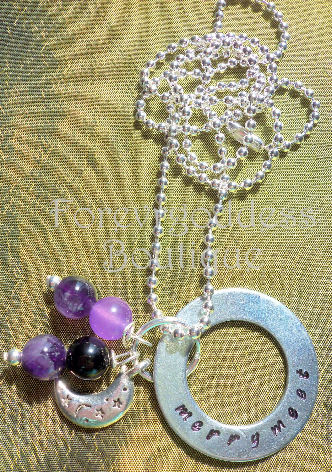 Merry Meet /Amethyst necklace