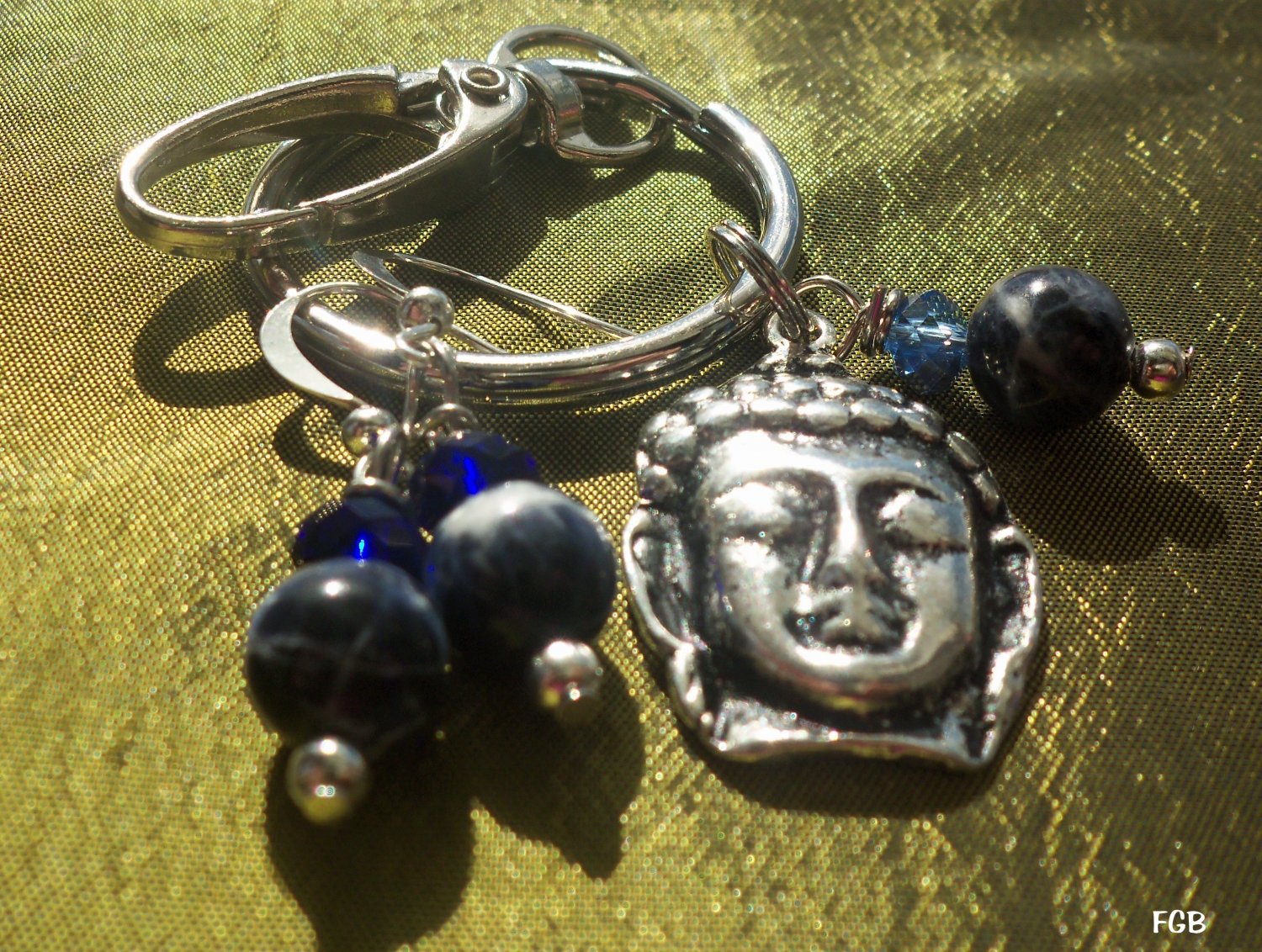 Sodalite Keychain earrings