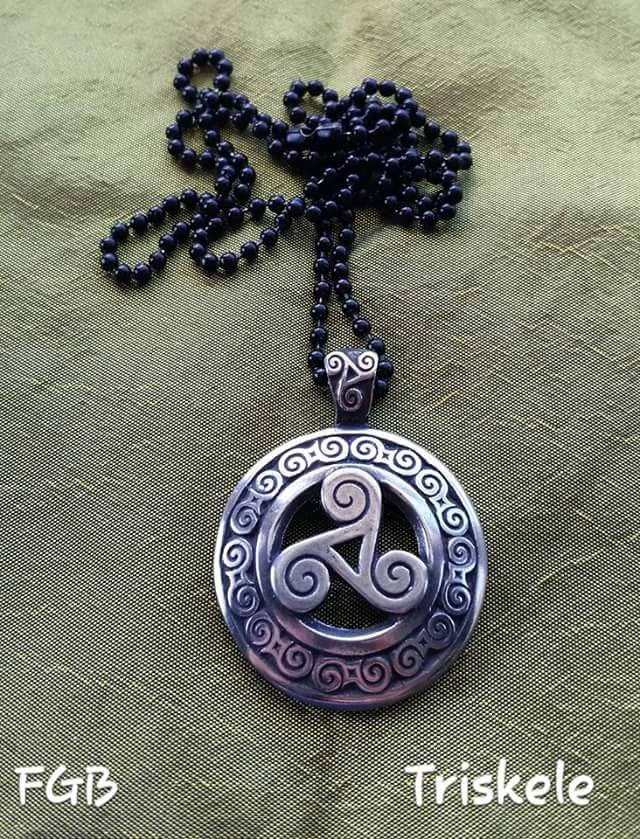 Triskele celtic pendants
