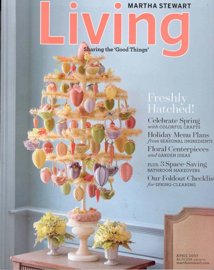 Martha Stewart Living Magazine Back Issue April 2007