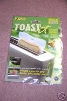 Toast It Toaster Bags Turn Toaster into Mini Oven NEW