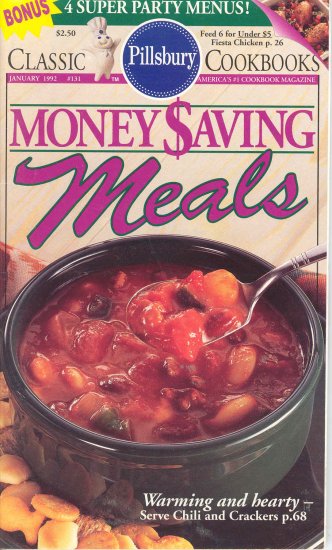Pillsbury Money Saving Meals Cookbook Buy 3 Get 1 Free