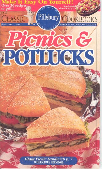 Pillsbury Picnics and Potlucks Cookbook Buy 3 Get 1 Free