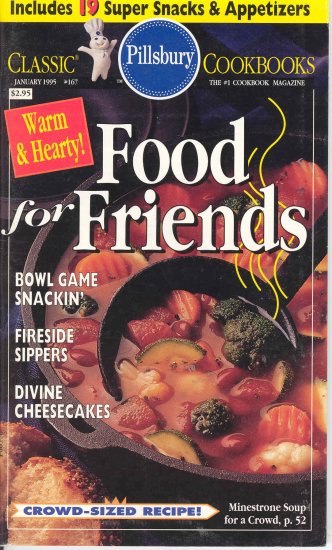Pillsbury Food for Friends Cookbook Buy 3 Get 1 Free