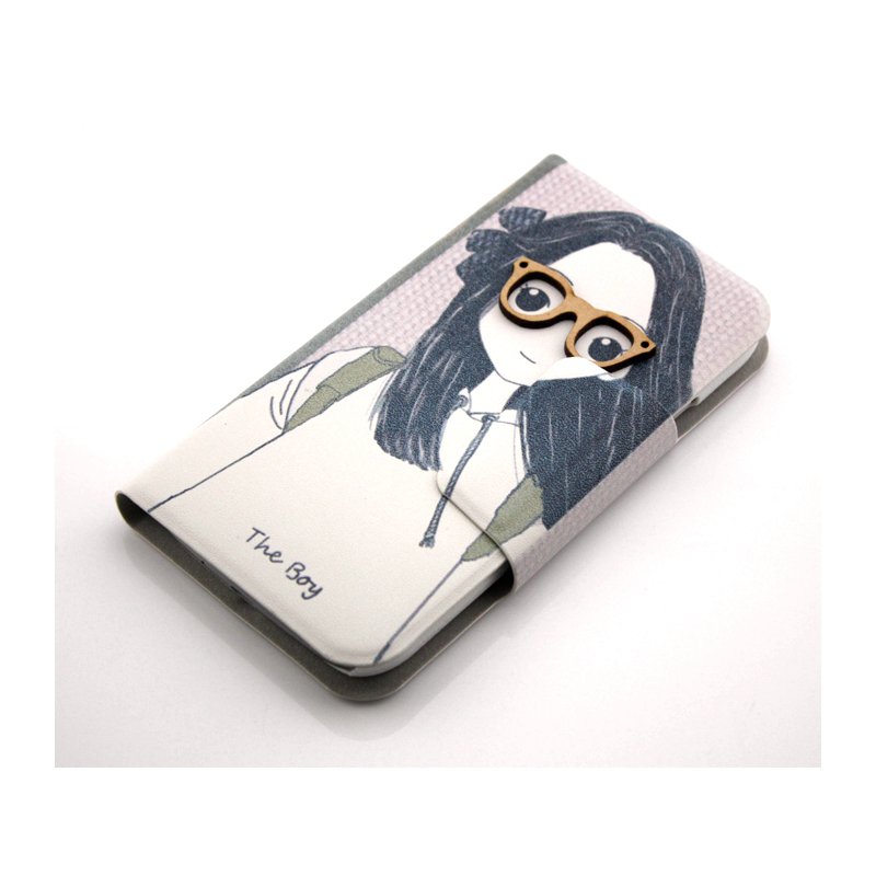Girl Cute 3D Pattern Folio PU Leather Case with Cover for Samsung Galaxy s4 i9500