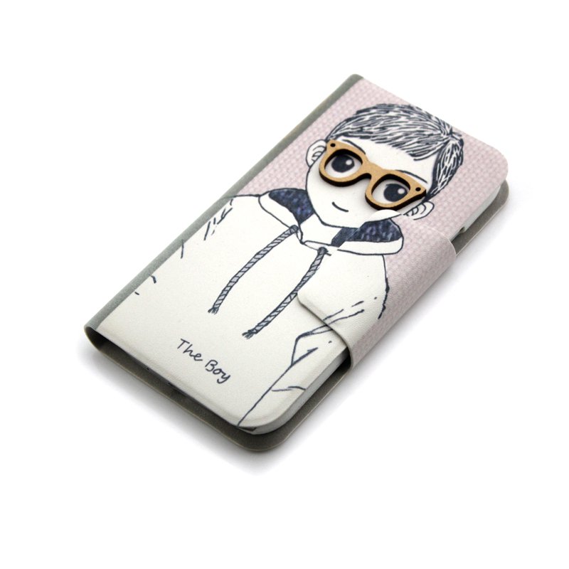 Boy Cute 3D Pattern Folio PU Leather Case with Cover for Samsung Galaxy s4 i9500