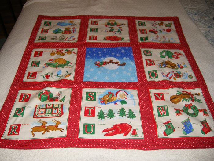 Christmas-Themed Baby Quilt