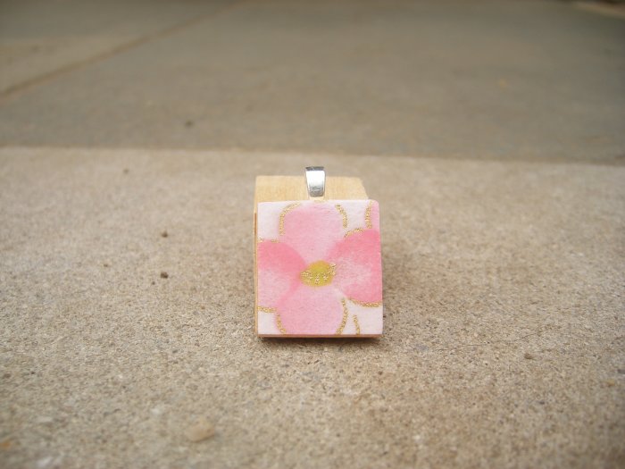 Scrabble Tile Necklace
