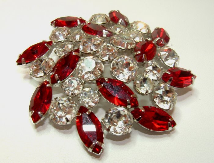 Gorgeous Rhinestone Brooch Signed Kramer SOLD