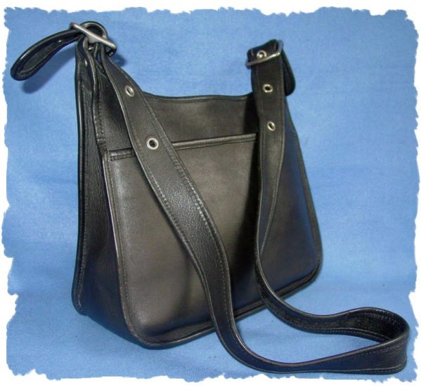 Classic Coach Black Leather Legacy Handbag