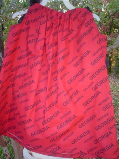 Georgia Bulldogs Pillowcase Dress