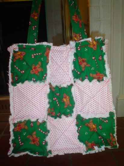 Christmas Rag Purse