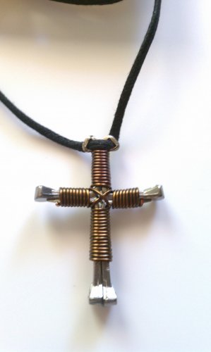 Disciple's Cross Necklace - Brown