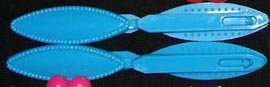 Hair Clip - Turquoise Oval