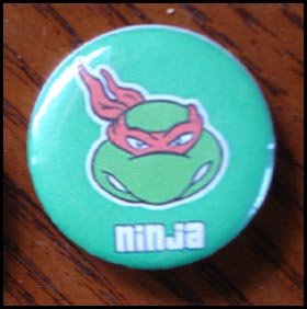 Ninja Turtle Button