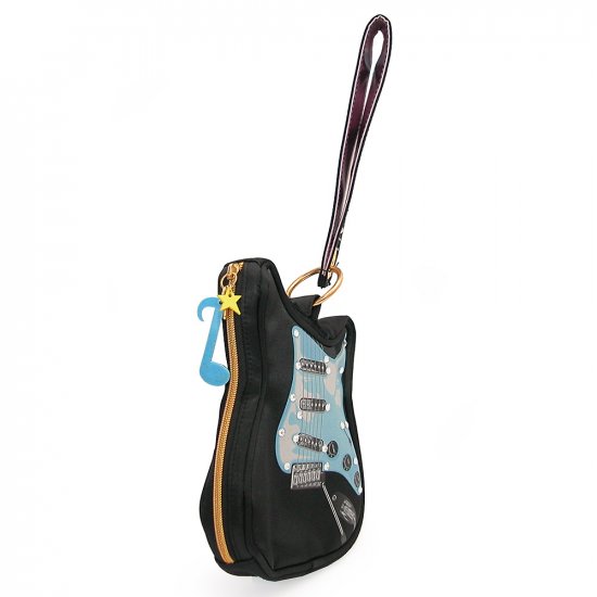 Black guitar clutch