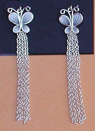 BUTTERFLY Dangle EARRINGS